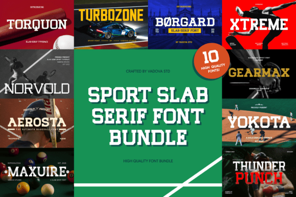A Practical Evaluation of the Sport Slab Serif Bundle for Athletic Branding