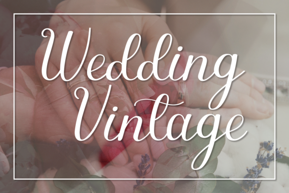 Designing Timeless Invitations with the Wedding Vintage Script Font