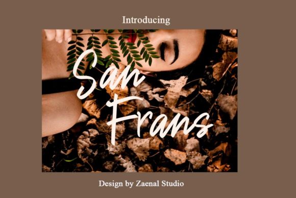 Discovering the Charm of San Frans: A Handwritten Font for Modern Creativity