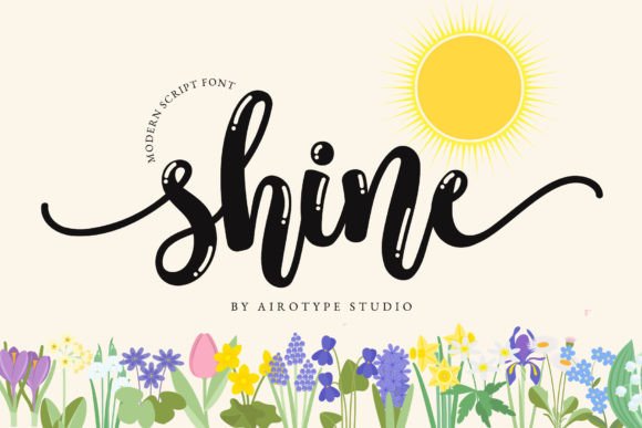 Evaluating the Shine Font for Modern Script Projects