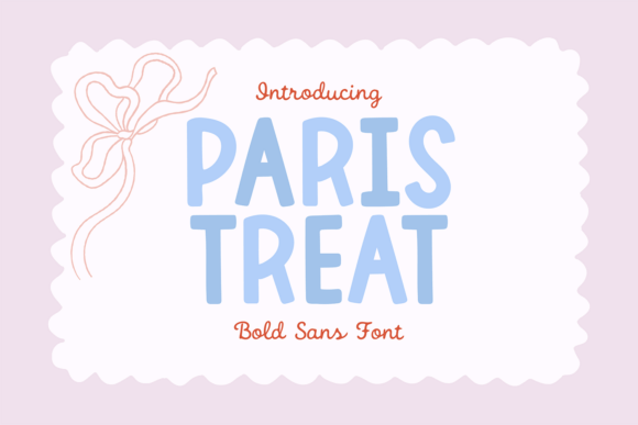 Exploring Paris Treat: A Bold, Chunky Font for Modern Projects