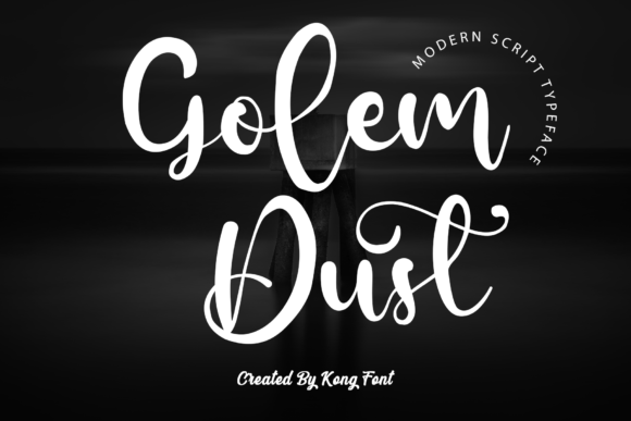 Golem Dust: A Modern Handwritten Script Font for Creative Projects