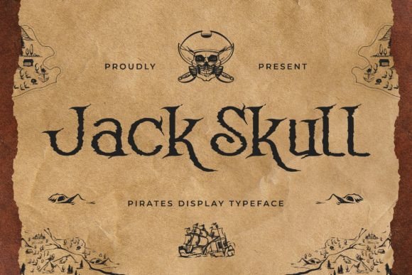 Jack Skull: A Pirate Fantasy Font for Bold Designs