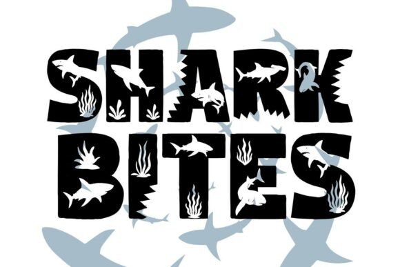 Shark Bites: The Decorative Font That Chomps Through Boring Design