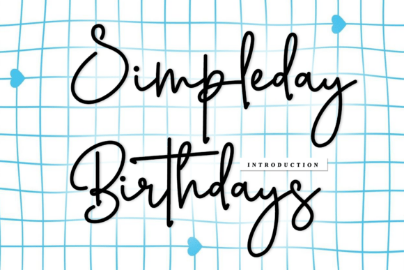 Simpleday Birthdays: A Detailed Look at This Sophisticated Script Font