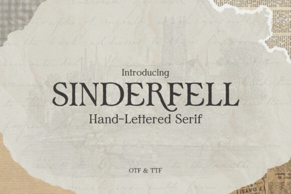 Sinderfell: Authentic Hand-Lettered Serif Typography