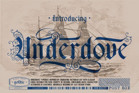 Underdove Typeface: Where Historical Authority Meets Modern Brand Authority